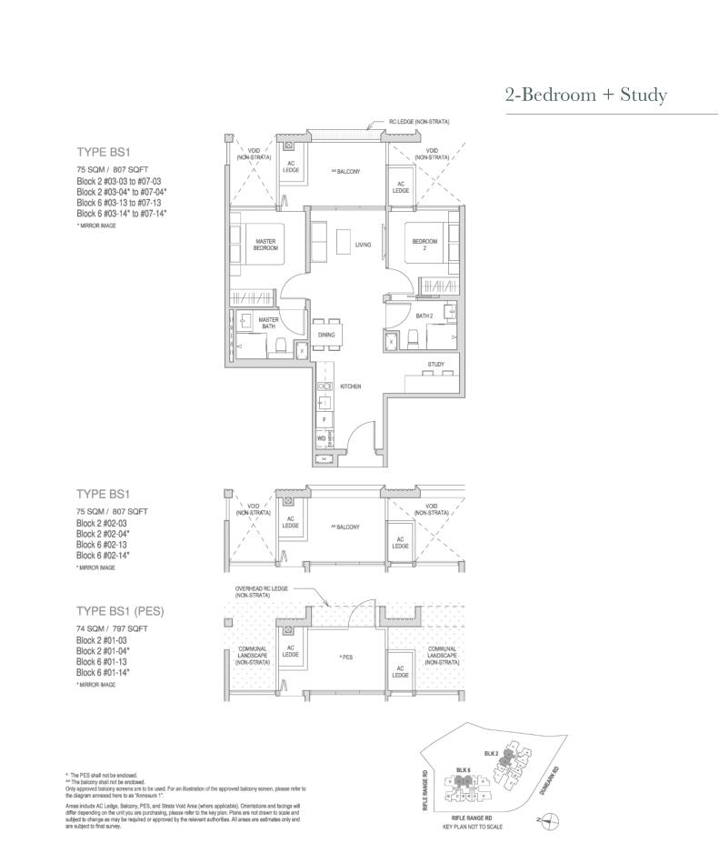 Mayfair Modern 1 Bedroom Floor Plan 6