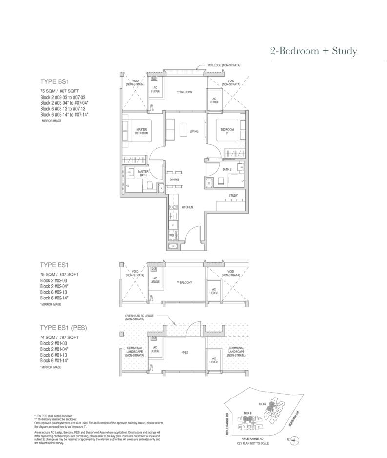 Mayfair Modern 1 Bedroom Floor Plan 7
