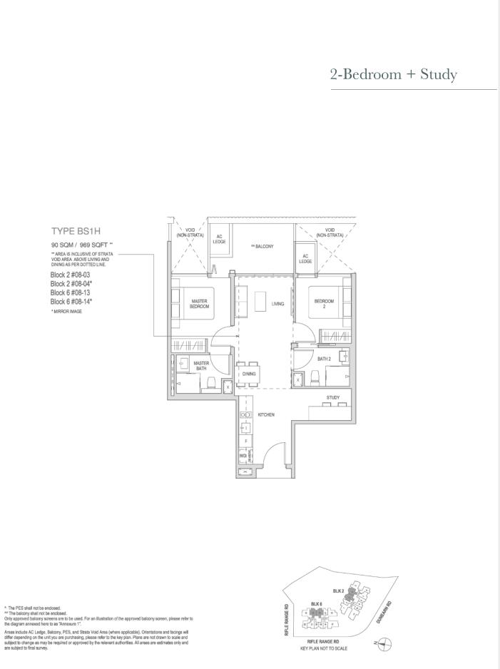 Mayfair Modern 1 Bedroom Floor Plan 8