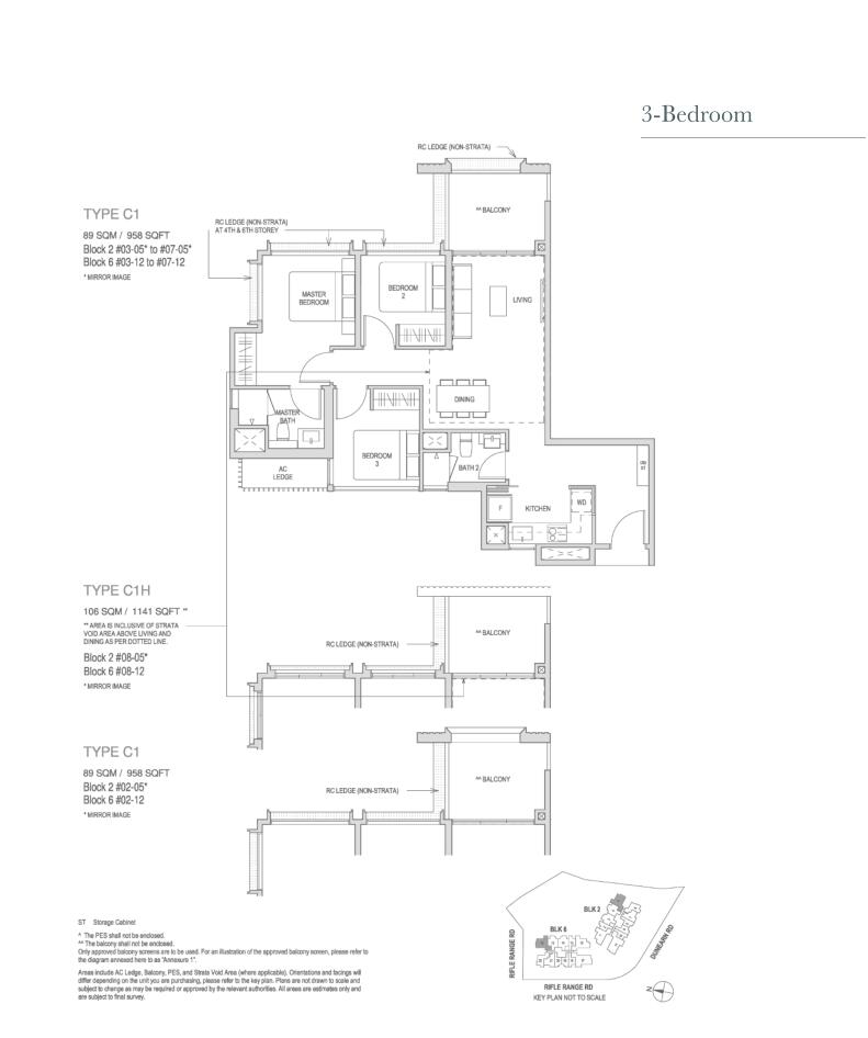 Mayfair Modern 1 Bedroom Floor Plan 10