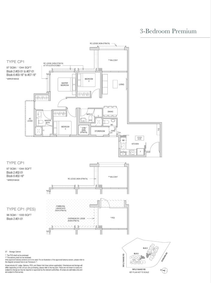 Mayfair Modern 1 Bedroom Floor Plan 11