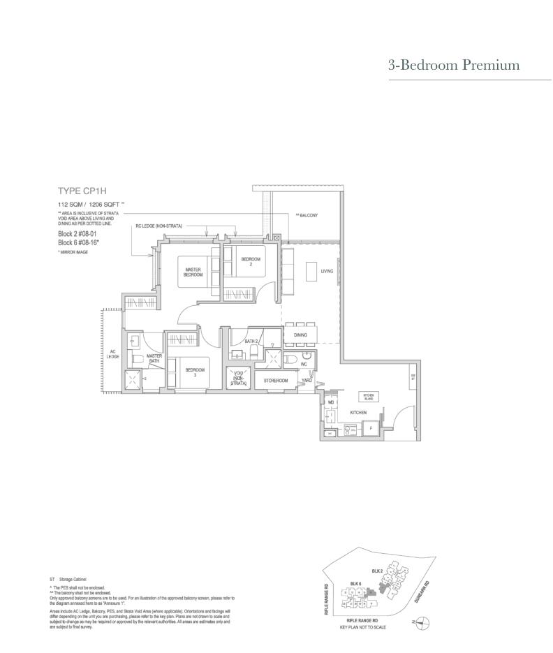 Mayfair Modern 1 Bedroom Floor Plan 13