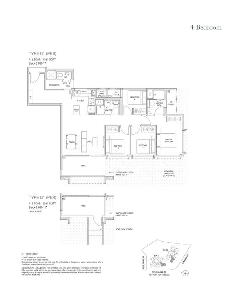 Mayfair Modern 1 Bedroom Floor Plan 14