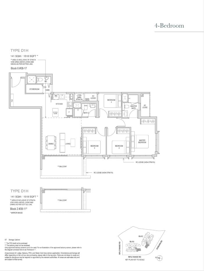 Mayfair Modern 1 Bedroom Floor Plan 16